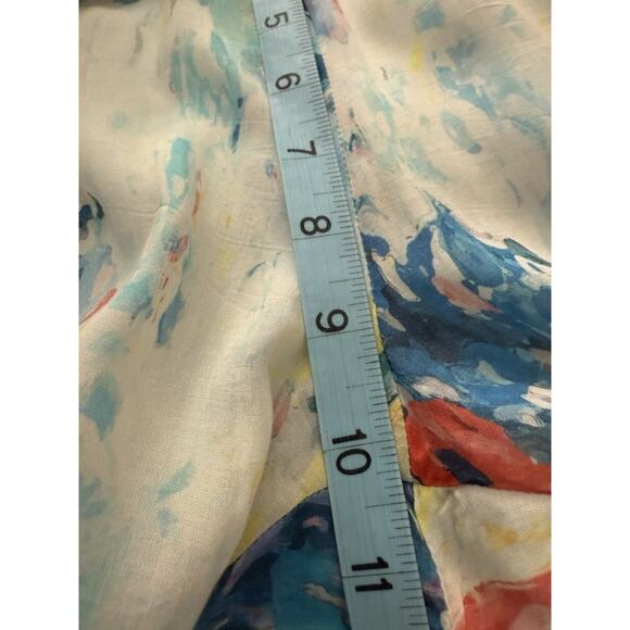 OndadeMar Small Drawstring Semi Sheer Rayon Abstract Jogger Pants Swim Cover - Picture 10 of 11